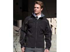 Result R 118X 3-vrstvá softshell bunda "IceFell" s kapucí 30.118X all black 1