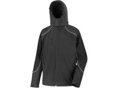 Result R 118X 3-vrstvá softshell bunda "IceFell" s kapucí 30.118X all black 8