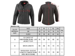 Result R 121F Dámská 3-vrstvá softshellová bunda 30.121F black 5