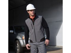 Result R 123X 3-vrstvá softshellová vesta 30.123X workguard grey/black 4