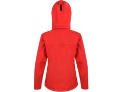 Result R 230F Dámská 3-vrstvá softshellová bunda s kapucí 30.230F red/black 1