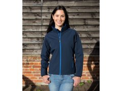 Result R 231F Dámská 2-vrstvá softshell bunda "Printable" 30.231F red/black 2