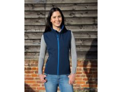 Result R 232F Dámská 2-vrstvá softshell vesta "Printable" 30.232F black/black 8