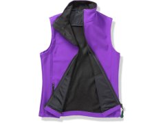Result R 232F Dámská 2-vrstvá softshell vesta "Printable" 30.232F purple/black 1
