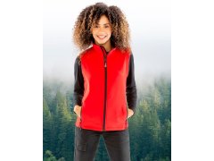 Result R 232F Dámská 2-vrstvá softshell vesta "Printable" 30.232F vivid green/black 4