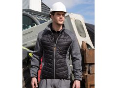 Result R 314X Hybridní pletená fleecová bunda "Elevator" 30.314X black/grey marl 2
