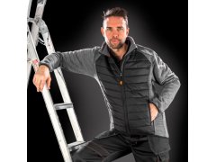 Result R 314X Hybridní pletená fleecová bunda "Elevator" 30.314X black/grey marl 3