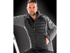 Result R 314X Hybridní pletená fleecová bunda "Elevator" 30.314X black/grey marl 7