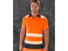 Result R 501X Bezpečnostní polo 30.501X fluorescent orange/black 5