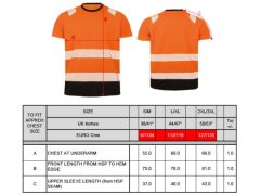 Result R 502X Bezpečnostní tričko 30.502X fluorescent orange/black 6
