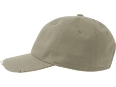 Atlantis Headwear Dad Hat Destroyed-S 6 panelová baseballová kšiltovka 33.0243 grey 6