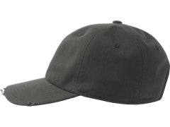 Atlantis Headwear Dad Hat Destroyed-S 6 panelová baseballová kšiltovka 33.0243 dark grey 7