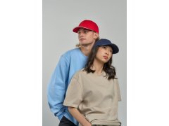 Atlantis Headwear Liberty Sandwich-S 6 panelová baseballová kšiltovka 33.0251 grey/white 3