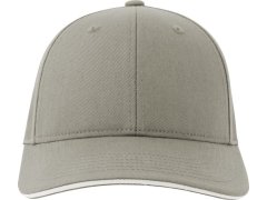 Atlantis Headwear Liberty Sandwich-S 6 panelová baseballová kšiltovka 33.0251 grey/white 4