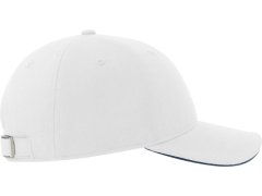 Atlantis Headwear Liberty Sandwich-S 6 panelová baseballová kšiltovka 33.0251 white/navy 5