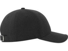 Atlantis Headwear Liberty Sandwich-S 6 panelová baseballová kšiltovka 33.0251 black/white 1