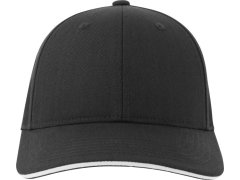 Atlantis Headwear Liberty Sandwich-S 6 panelová baseballová kšiltovka 33.0251 black/white 4