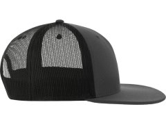 Atlantis Headwear Snap Mesh-S 6 panelová Trucker kšiltovka 33.0257 dark grey/black 2