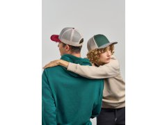 Atlantis Headwear Sonic-S 6 panelová Trucker kšiltovka 33.0259 dark grey/fuchsia fluo 1