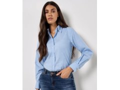 Kustom Kit KK 361 (6-24) Pracovní halenka Oxford s dlouhým rukávem 43.0361 light blue 1