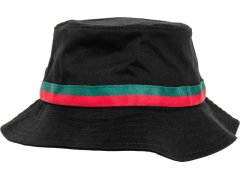 Flexfit 5003S Klobouk "Stripe" 55.003S black/fire red/green 1