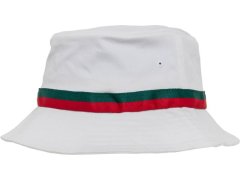 Flexfit 5003S Klobouk "Stripe" 55.003S white/fire red/green 2