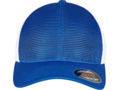 Flexfit 360/360T 6 panelová síťovaná kšiltovka 55.0360 royal/white 2