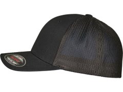 Flexfit 6511RM 6 panelová Trucker kšiltovka "Recycled" 55.11RM black/black 2