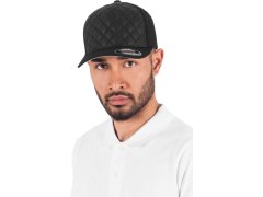 Flexfit 6277Q 5 panelová kšiltovka "Diamond Quilted" 55.277Q black 1