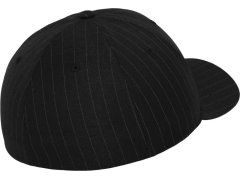 Flexfit 6195P 6 panelová kšiltovka "Pinstripe" 55.6195 black/white 2