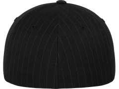 Flexfit 6195P 6 panelová kšiltovka "Pinstripe" 55.6195 black/white 5