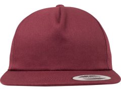 Flexfit 6502 5 panelová Snapback kšiltovka 55.6502 maroon 1
