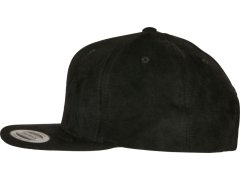 Flexfit 6089SU/6089CH 6 panelová Snapback kšiltovka "Suede" 55.689S black 6