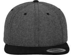 Flexfit 6089SU/6089CH 6 panelová Snapback kšiltovka "Suede" 55.689S black/black 2