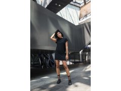 Build your Brand BY 101 Tričkové šaty se stojáčkem 56.0101 olive 1