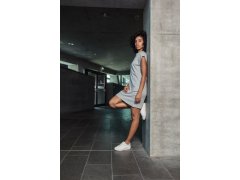 Build your Brand BY 101 Tričkové šaty se stojáčkem 56.0101 olive 2