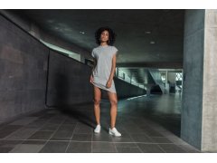 Build your Brand BY 101 Tričkové šaty se stojáčkem 56.0101 olive 5