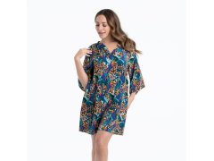 Plážové šaty Anita Manihi 8674 Lagoon: Tropická elegance s&nbsp;leopardím šarmem 1