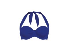 Style Catalina Top Bikini - horní díl 8754-1 modrofialová - RosaFaia 3