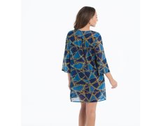 Style Hawaii šaty 8185 modrý denim - RosaFaia 2
