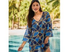 Style Hawaii šaty 8185 modrý denim - RosaFaia 3