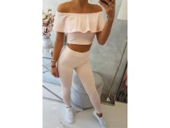 Frill set pudr růžový 3