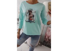 Halenka s potiskem Original mint 3