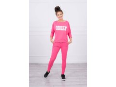 Sada s potiskem Queen fuchsia 1