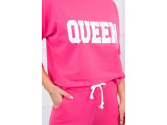 Sada s potiskem Queen fuchsia 3