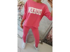 Sada s potiskem Queen fuchsia 4