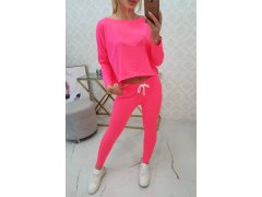 Sada s&nbsp;oversize halenkou růžová neonová 5