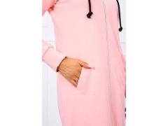 Mikina s&nbsp;kapucí lososová 3