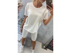Souprava top+legíny ecru 1