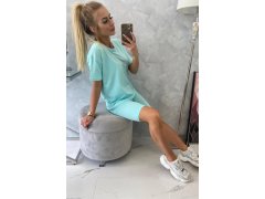 Mátový set top+legíny 5